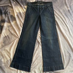 Vintage Y2K Juicy Couture low rise wide leg flared jeans size 29